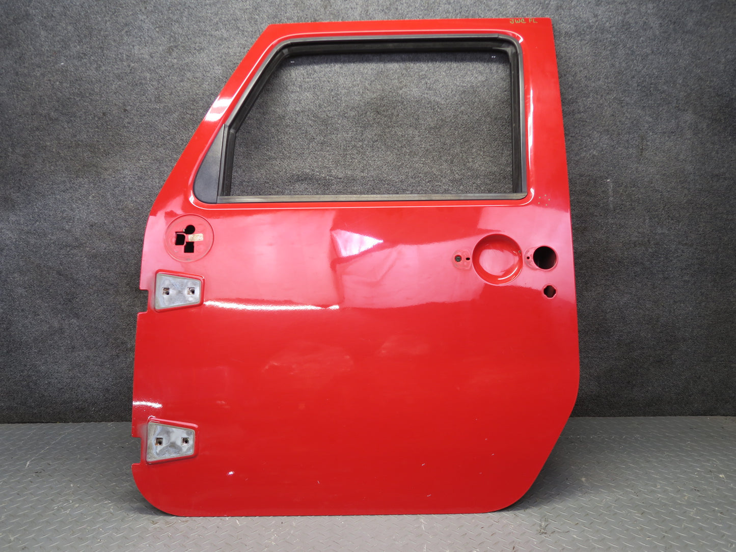 11-18 Jeep Wrangler JK 4-DOOR Front Left Door Shell Panel RED OEM
