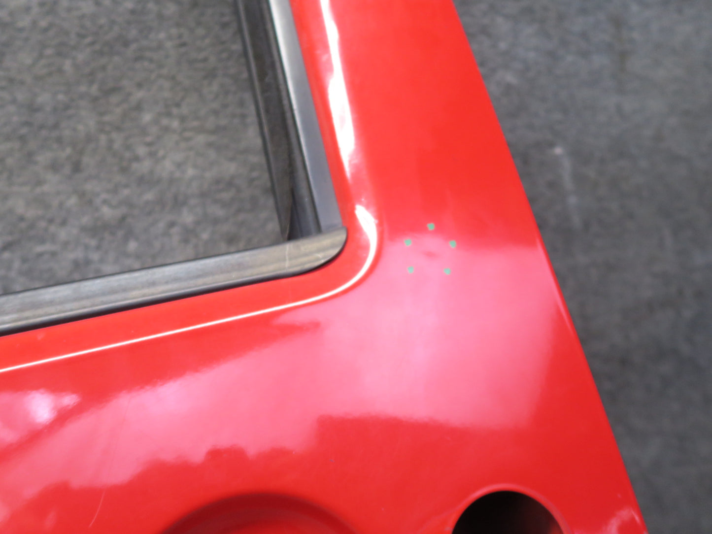 11-18 Jeep Wrangler JK 4-DOOR Front Left Door Shell Panel RED OEM