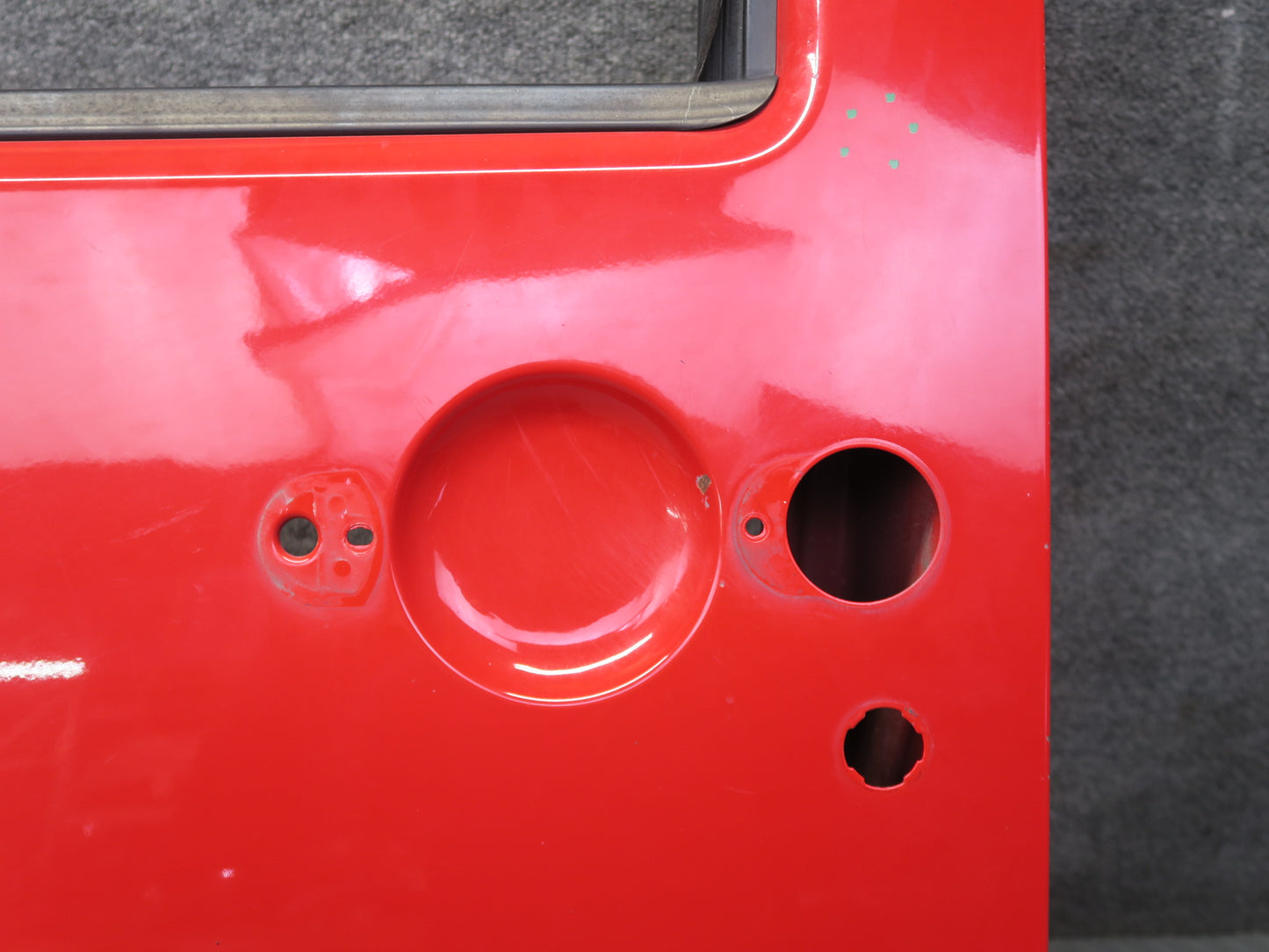 11-18 Jeep Wrangler JK 4-DOOR Front Left Door Shell Panel RED OEM