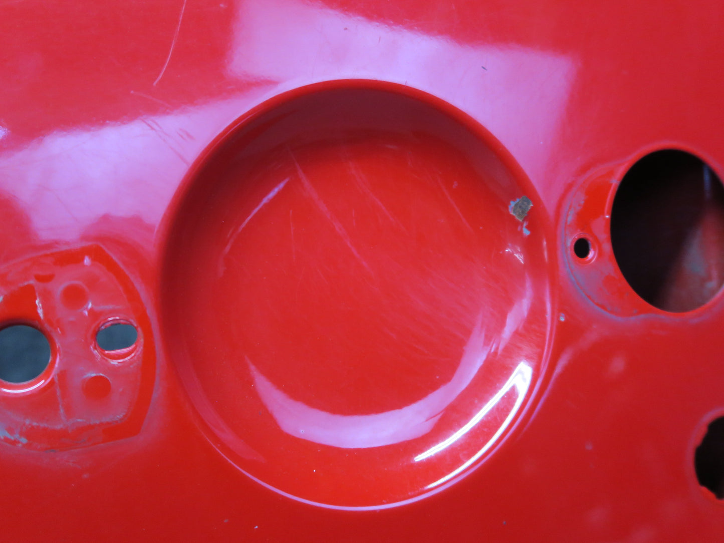 11-18 Jeep Wrangler JK 4-DOOR Front Left Door Shell Panel RED OEM