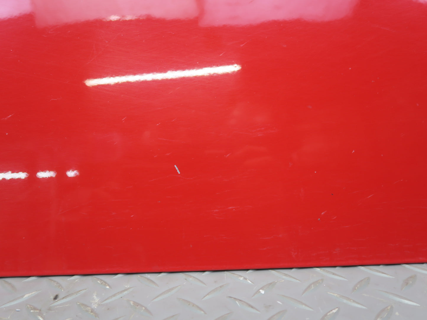 11-18 Jeep Wrangler JK 4-DOOR Front Left Door Shell Panel RED OEM