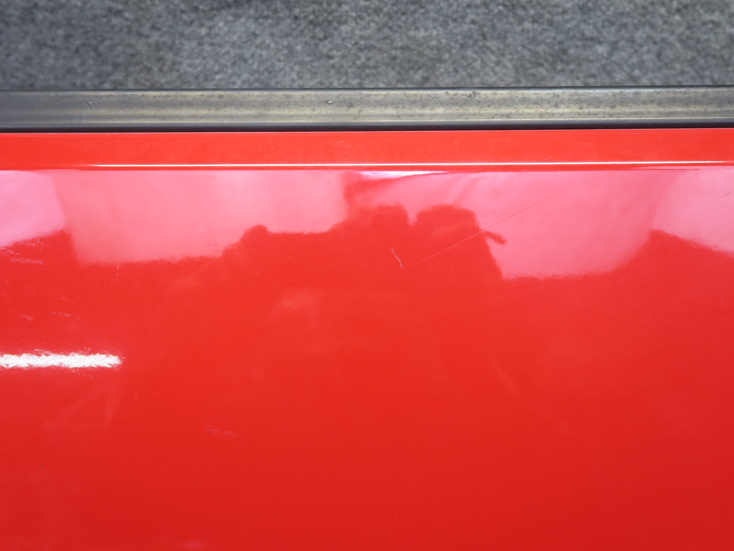 11-18 Jeep Wrangler JK 4-DOOR Front Left Door Shell Panel RED OEM