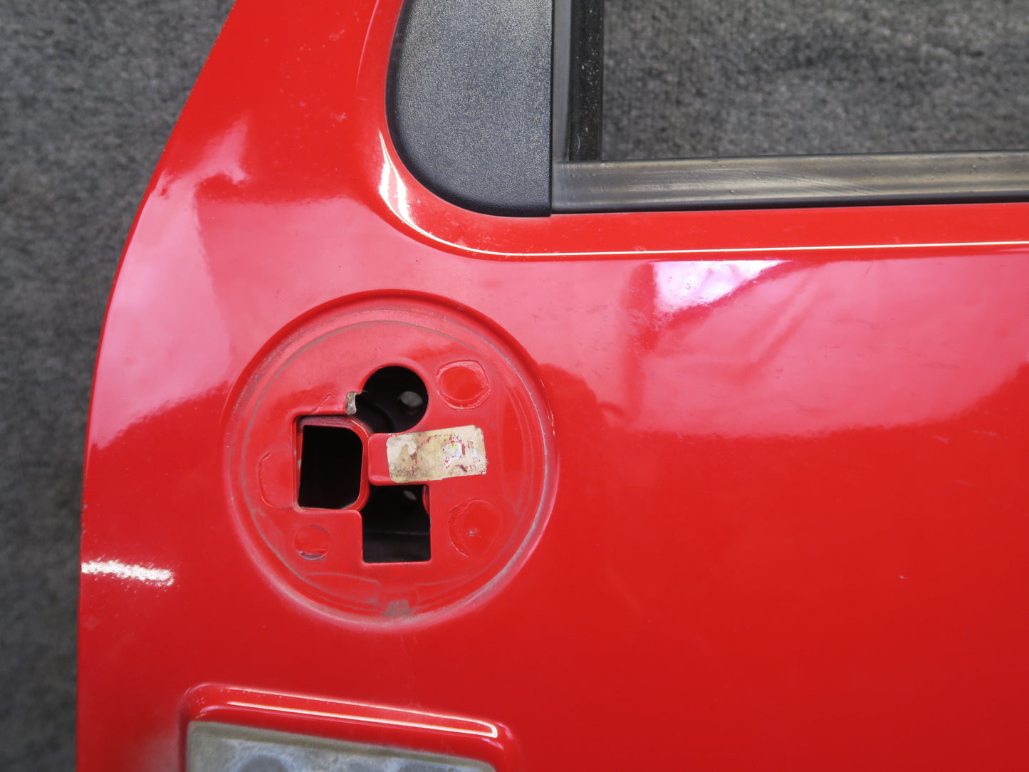 11-18 Jeep Wrangler JK 4-DOOR Front Left Door Shell Panel RED OEM