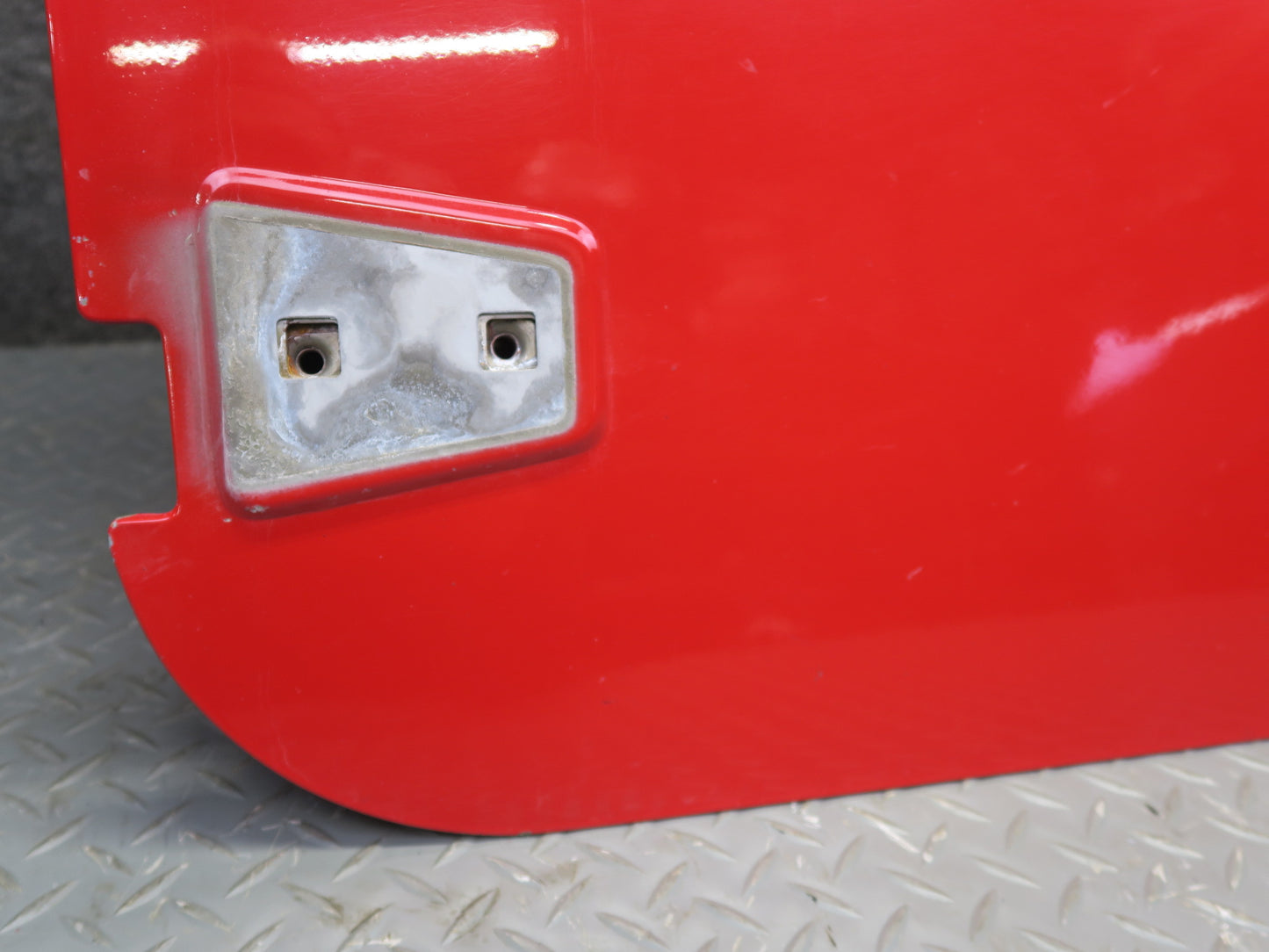 11-18 Jeep Wrangler JK 4-DOOR Front Left Door Shell Panel RED OEM