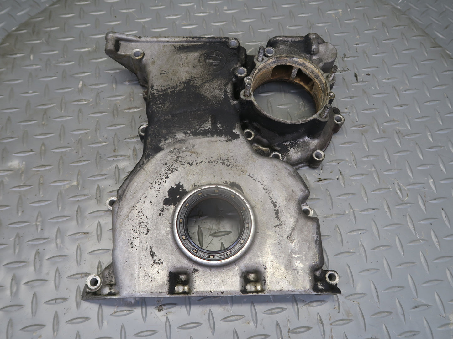 01-06 BMW E53 E46 330Ci M54 M52 Engine Motor Lower Timing Cover 1706280 OEM