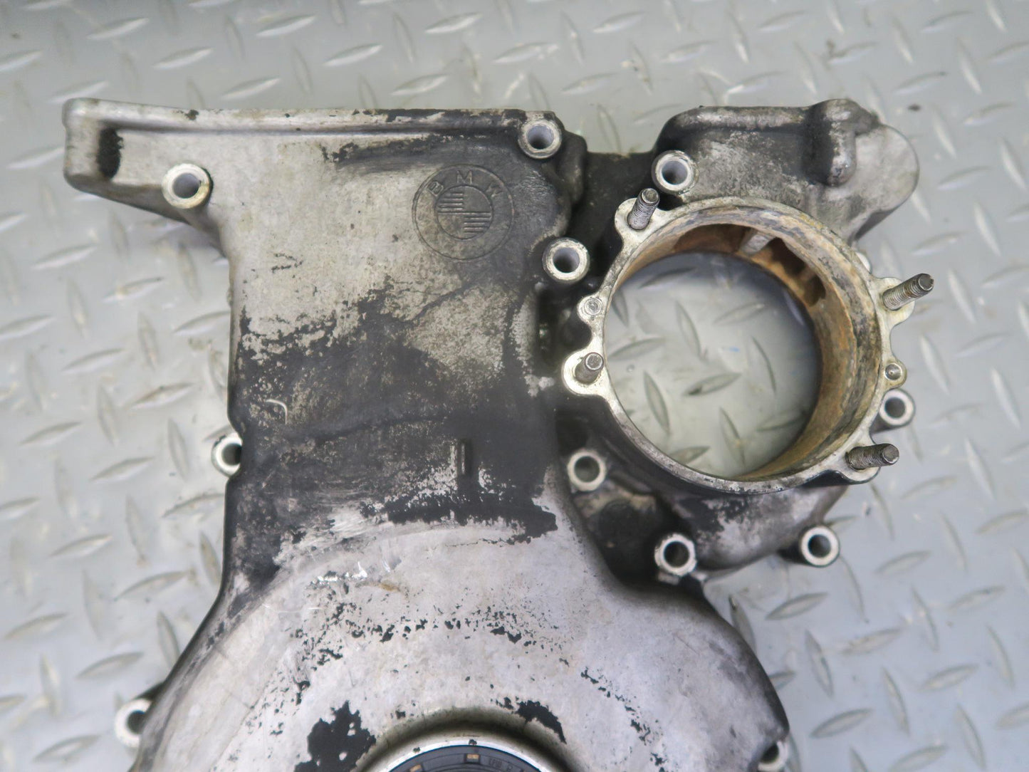 01-06 BMW E53 E46 330Ci M54 M52 Engine Motor Lower Timing Cover 1706280 OEM