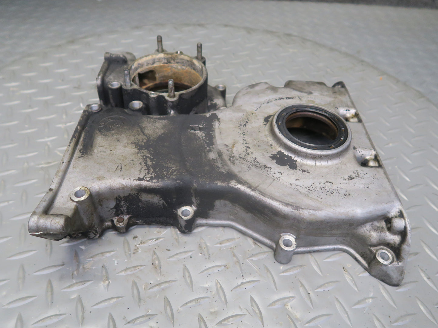 01-06 BMW E53 E46 330Ci M54 M52 Engine Motor Lower Timing Cover 1706280 OEM