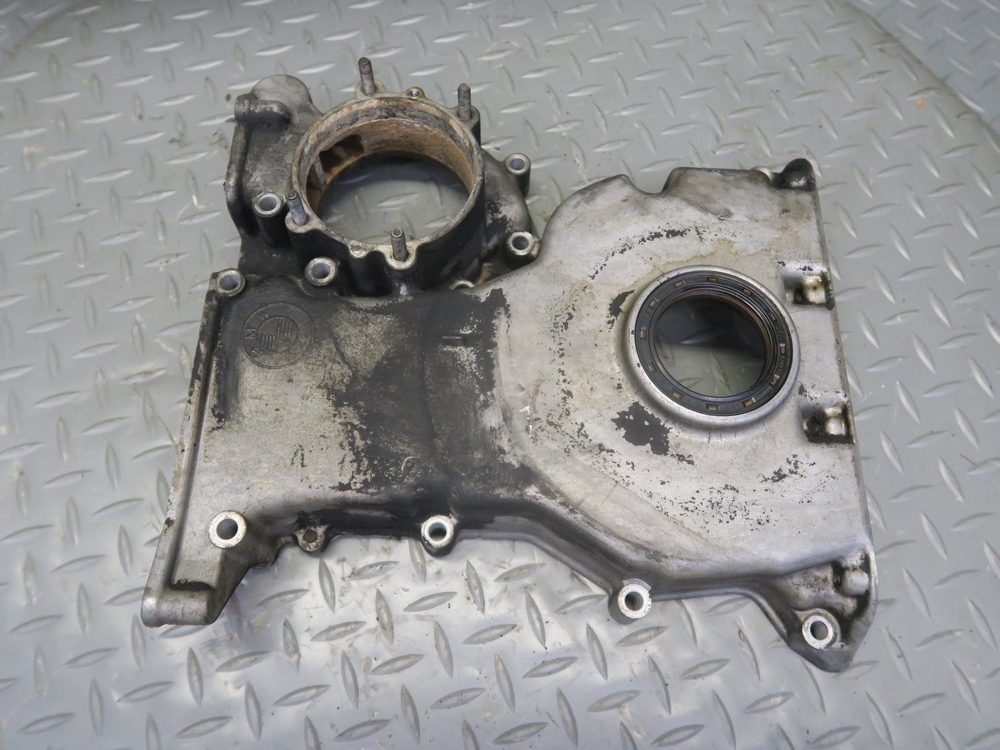 01-06 BMW E53 E46 330Ci M54 M52 Engine Motor Lower Timing Cover 1706280 OEM