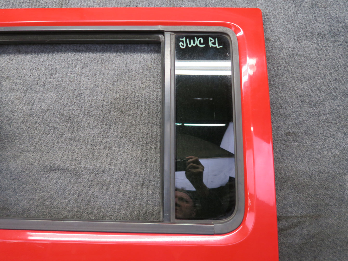 11-18 Jeep Wrangler JK 4-DOOR Rear Left Door Shell Panel RED OEM