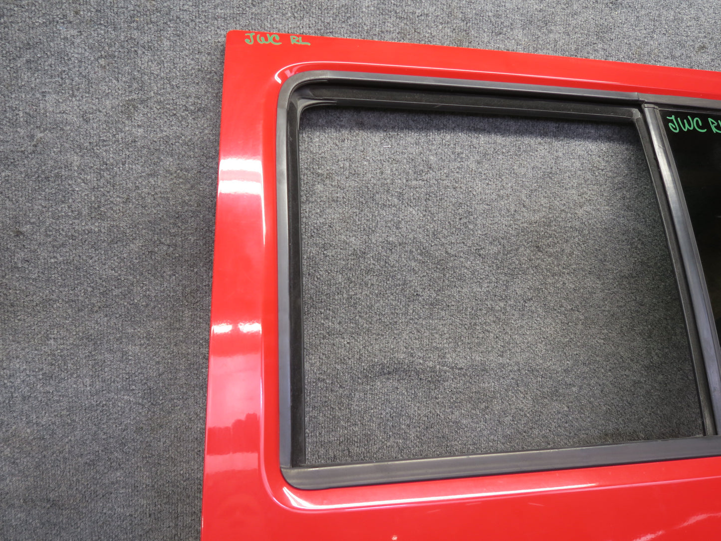 11-18 Jeep Wrangler JK 4-DOOR Rear Left Door Shell Panel RED OEM