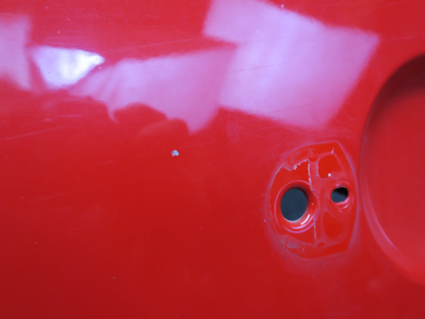 11-18 Jeep Wrangler JK 4-DOOR Rear Left Door Shell Panel RED OEM