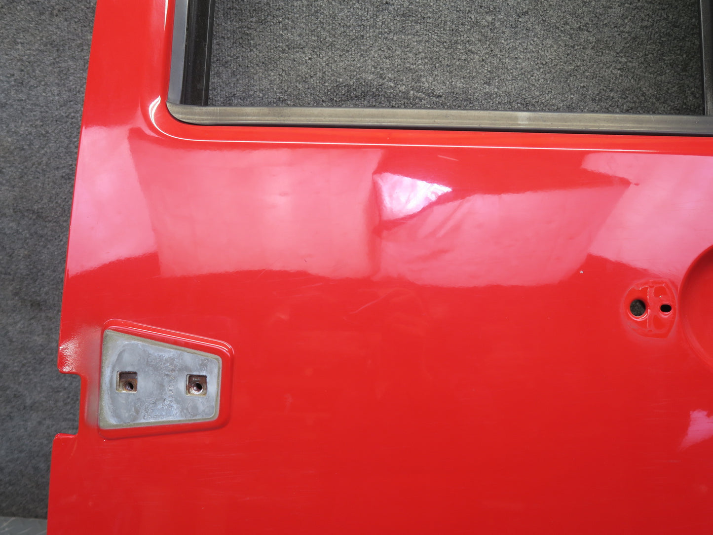 11-18 Jeep Wrangler JK 4-DOOR Rear Left Door Shell Panel RED OEM