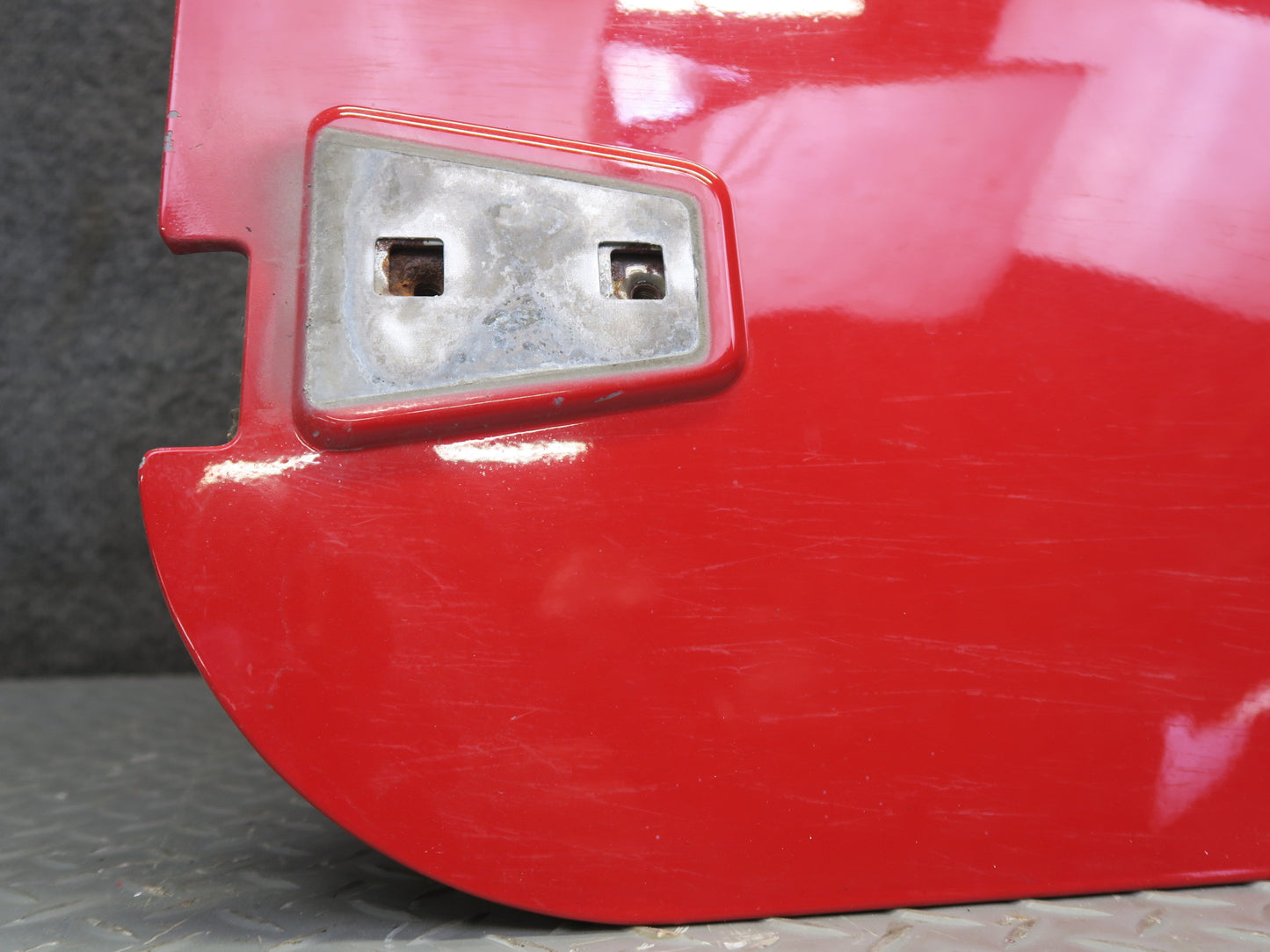 11-18 Jeep Wrangler JK 4-DOOR Rear Left Door Shell Panel RED OEM