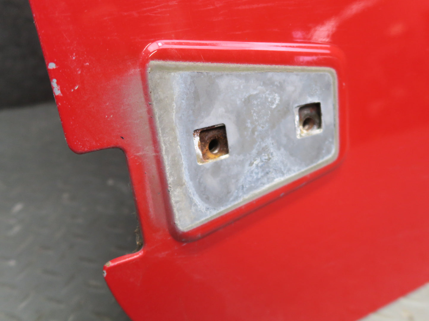 11-18 Jeep Wrangler JK 4-DOOR Rear Left Door Shell Panel RED OEM