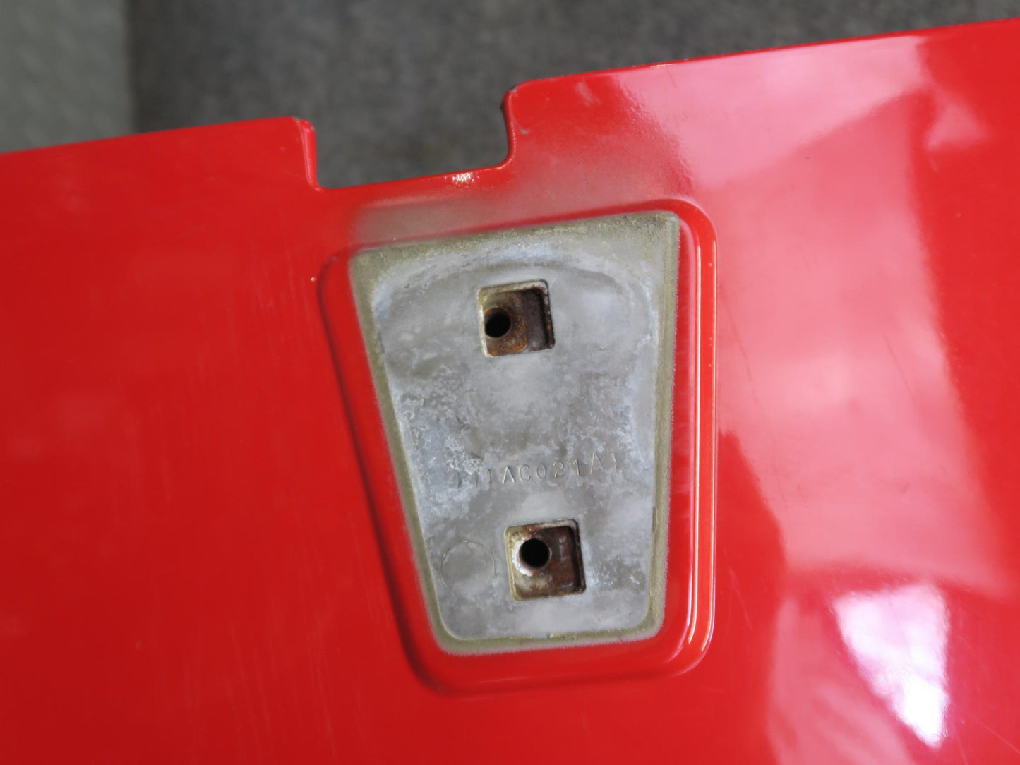 11-18 Jeep Wrangler JK 4-DOOR Rear Left Door Shell Panel RED OEM