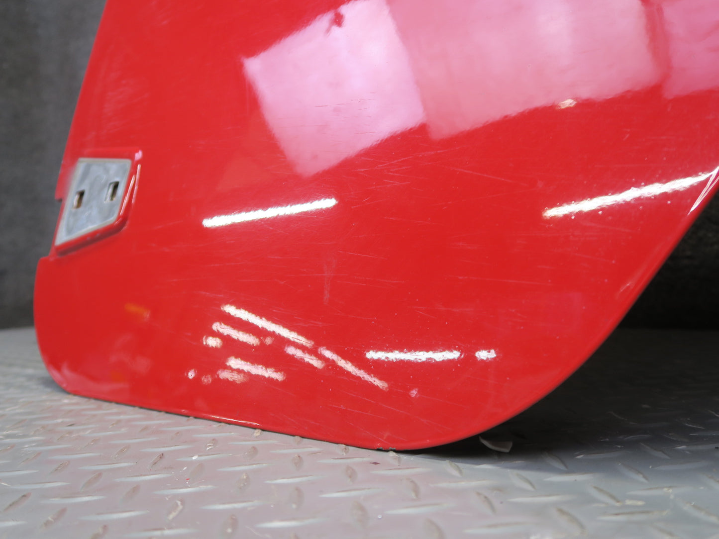 11-18 Jeep Wrangler JK 4-DOOR Rear Left Door Shell Panel RED OEM