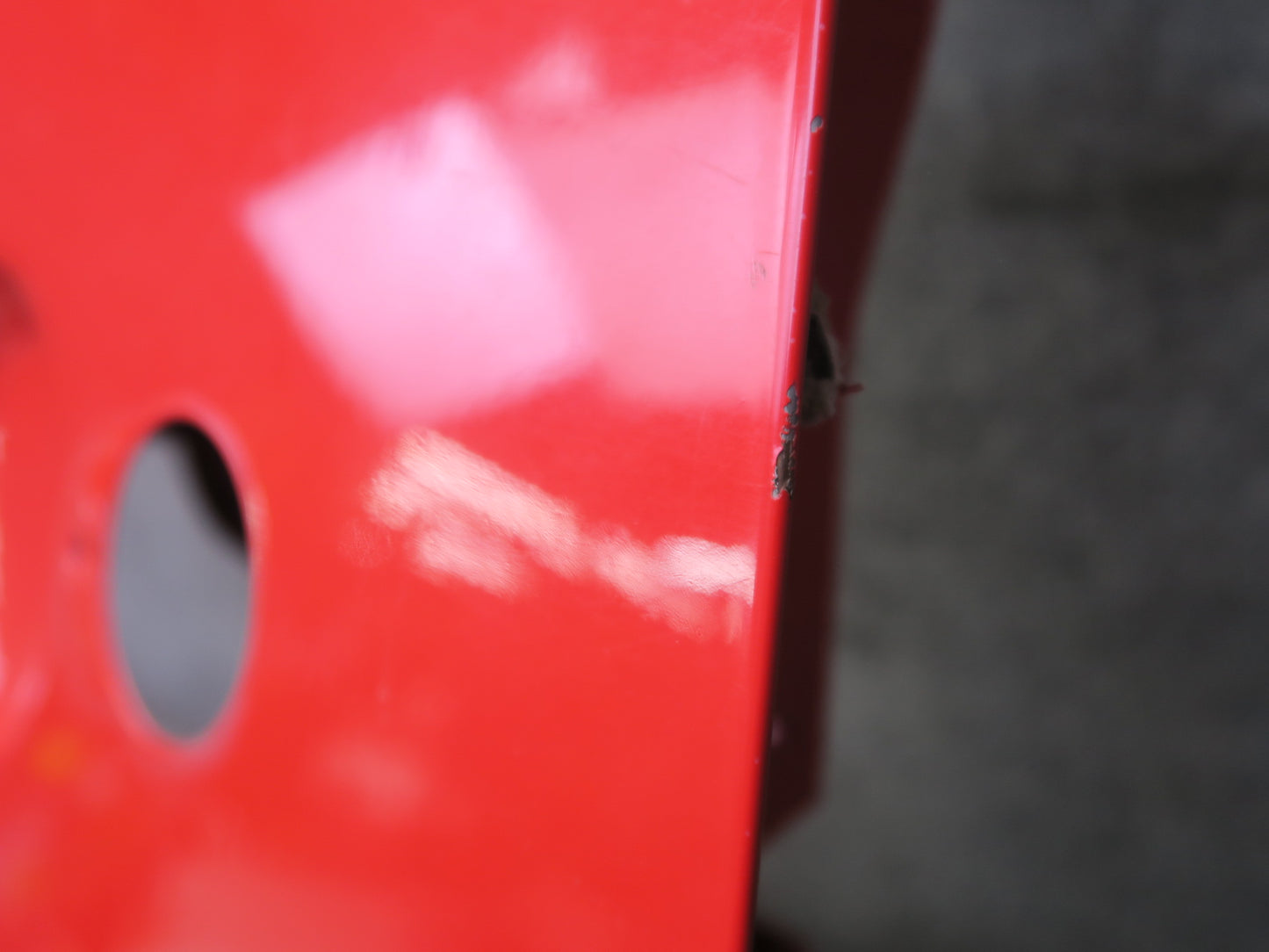 11-18 Jeep Wrangler JK 4-DOOR Rear Left Door Shell Panel RED OEM