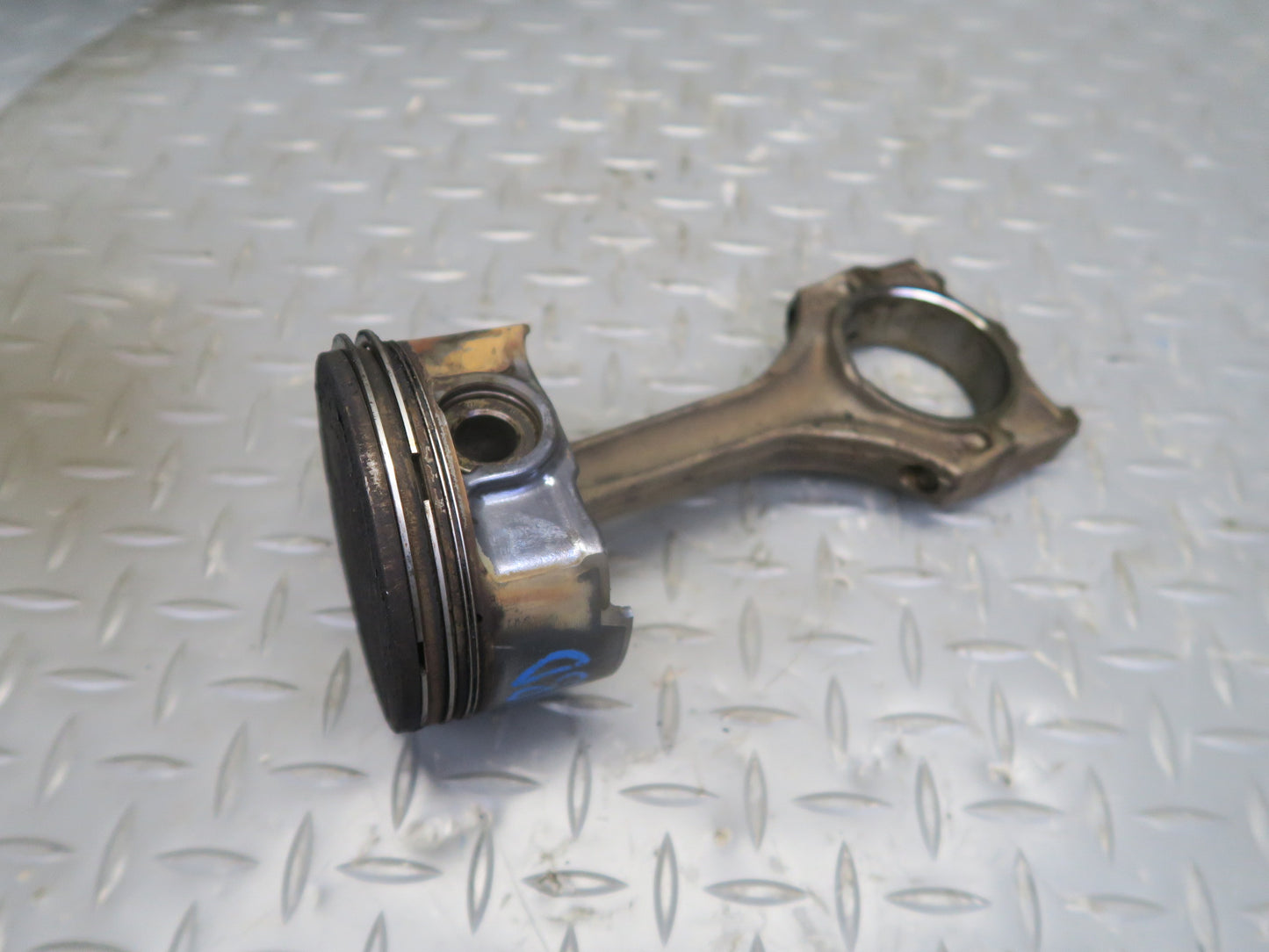 01-06 BMW E46 330ci M54 3.0L Set of 6 Engine Motor Piston w Connecting Rod OEM