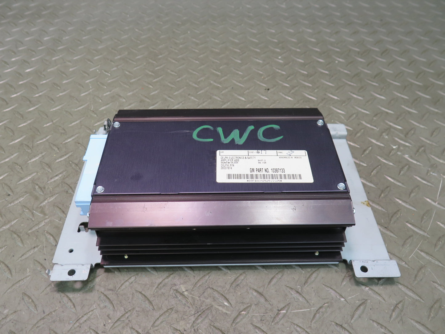 05-13 Chevrolet Corvette C6 Audio Radio Sound Speaker AMP Amplifier 10387133 OEM