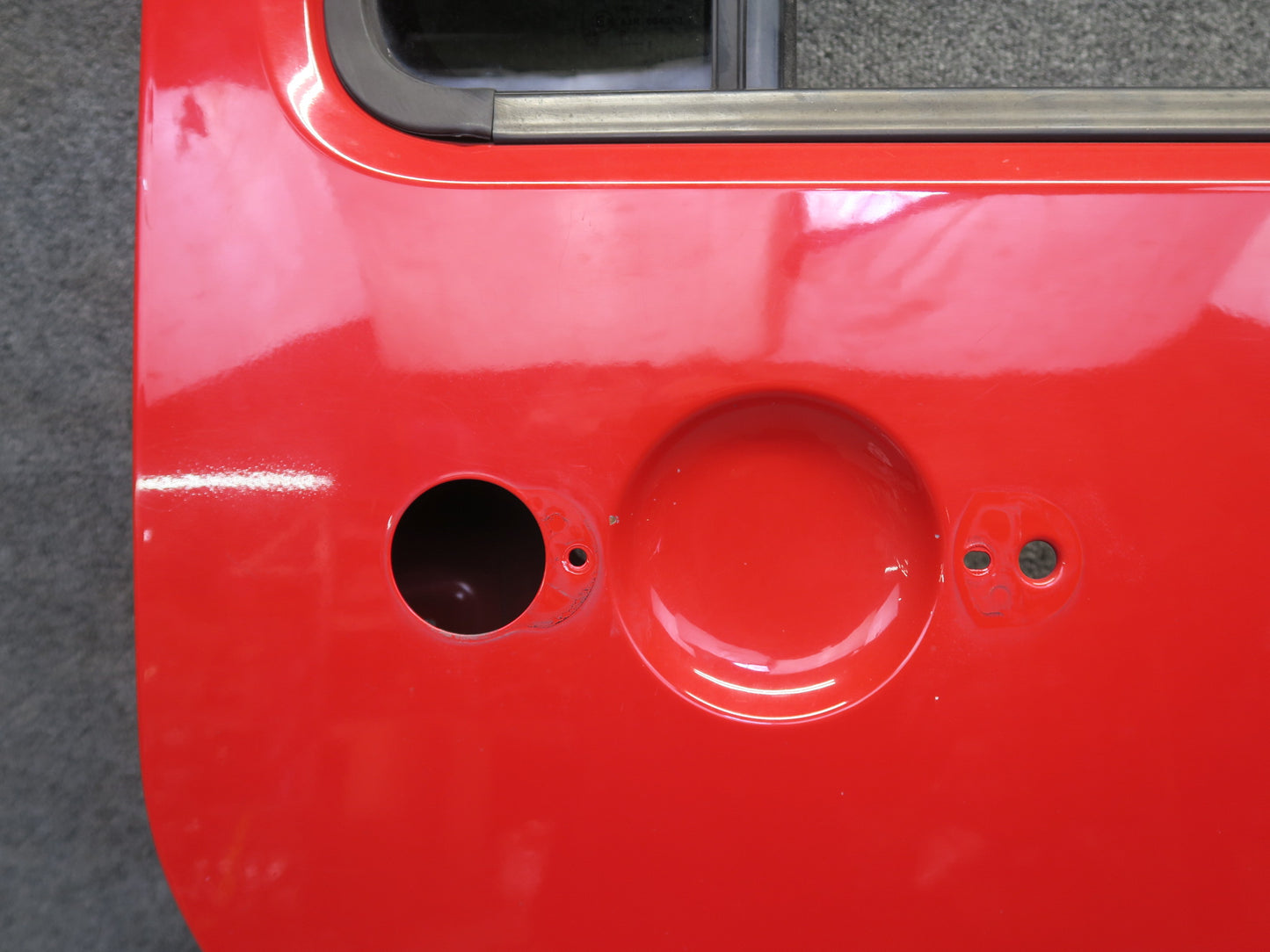 11-18 Jeep Wrangler JK 4-DOOR Rear Right Door Shell Panel RED OEM