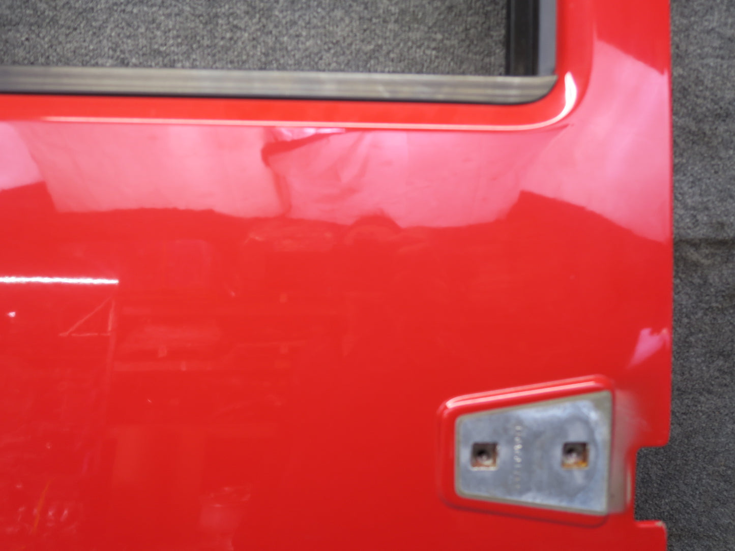 11-18 Jeep Wrangler JK 4-DOOR Rear Right Door Shell Panel RED OEM