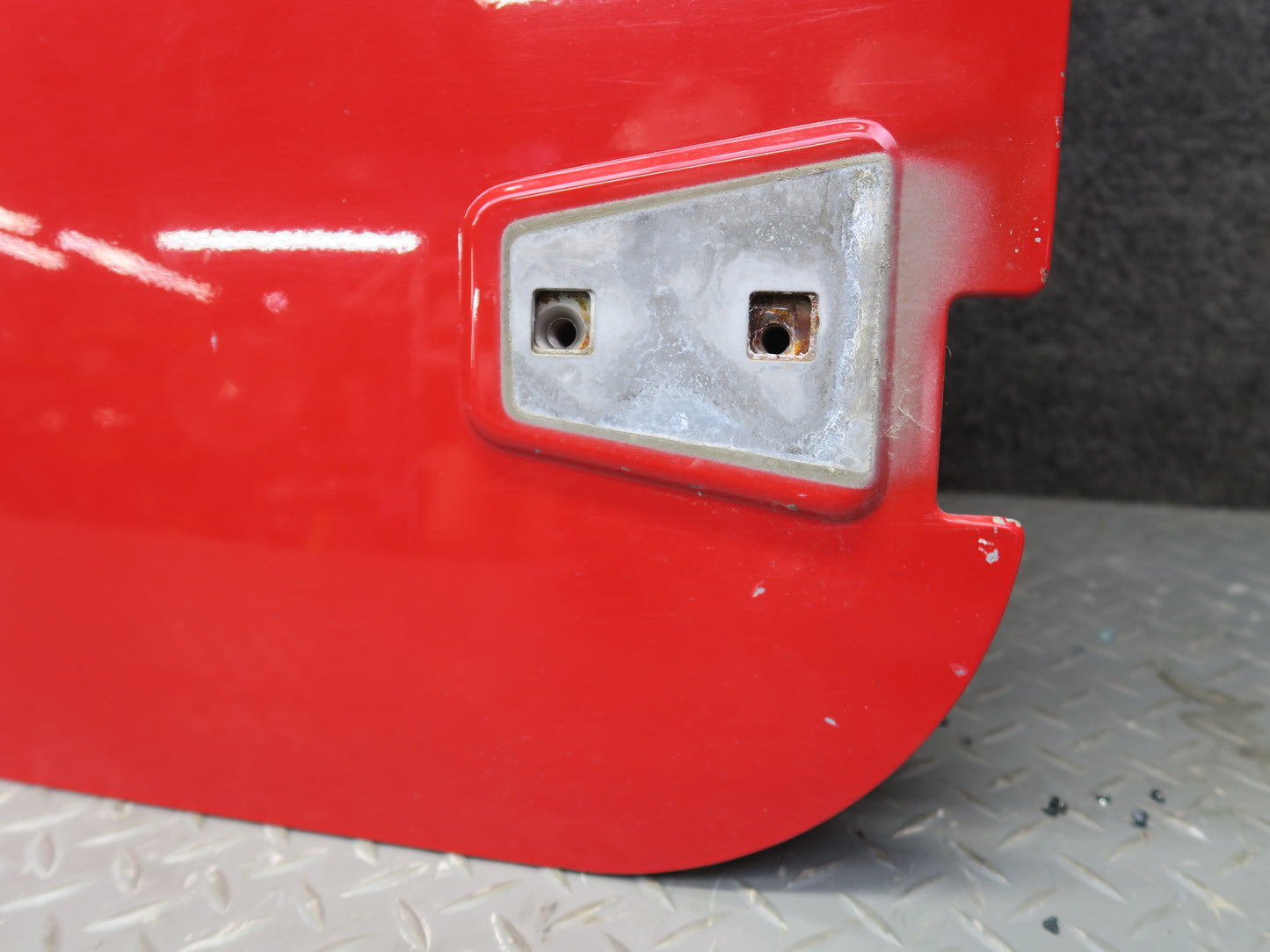 11-18 Jeep Wrangler JK 4-DOOR Rear Right Door Shell Panel RED OEM