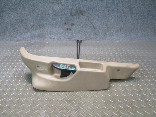 96-02 BMW E36/7 Z3 Left Seat Trim Cover Beige w Adjustment Lever 8398247 OEM
