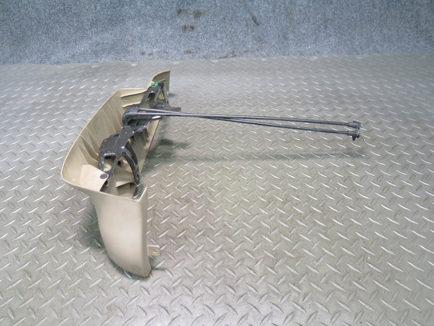 96-02 BMW E36/7 Z3 Left Seat Trim Cover Beige w Adjustment Lever 8398247 OEM