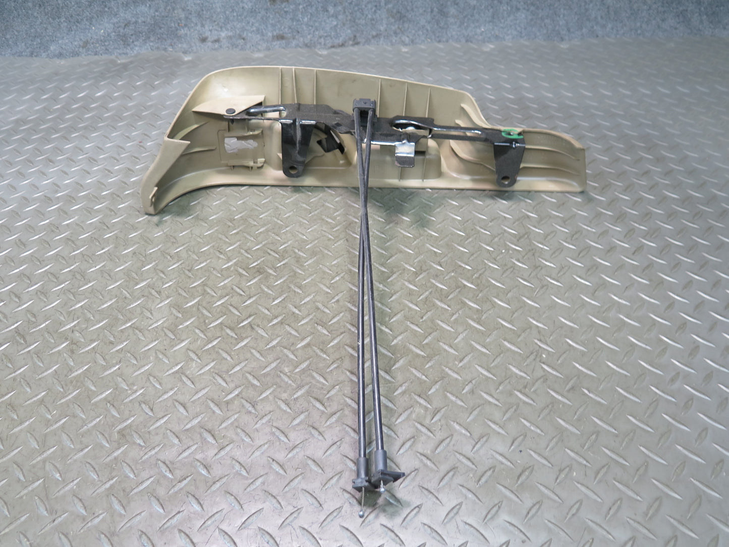 96-02 BMW E36/7 Z3 Left Seat Trim Cover Beige w Adjustment Lever 8398247 OEM