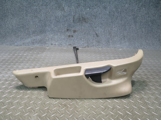 96-02 BMW E36/7 Z3 Right Seat Trim Cover Beige w Adjustment Lever 8398248 OEM
