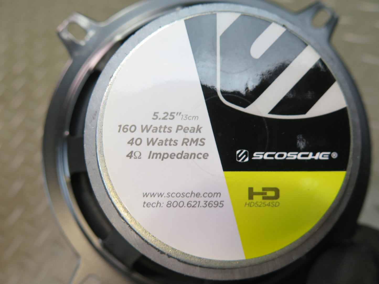 Set of 2 Scosche HD5254SD 4-WAY 5.25" Speaker