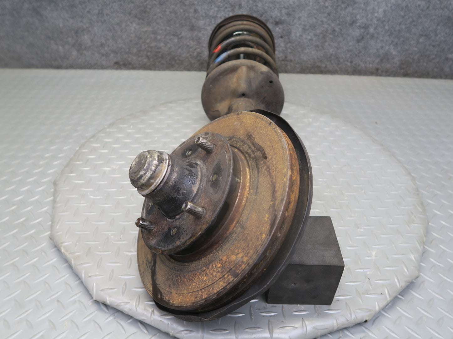 82-83 Datsun 280ZX S130 2+2 NA Front Right Shock Strut w Spindle Knuckle OEM