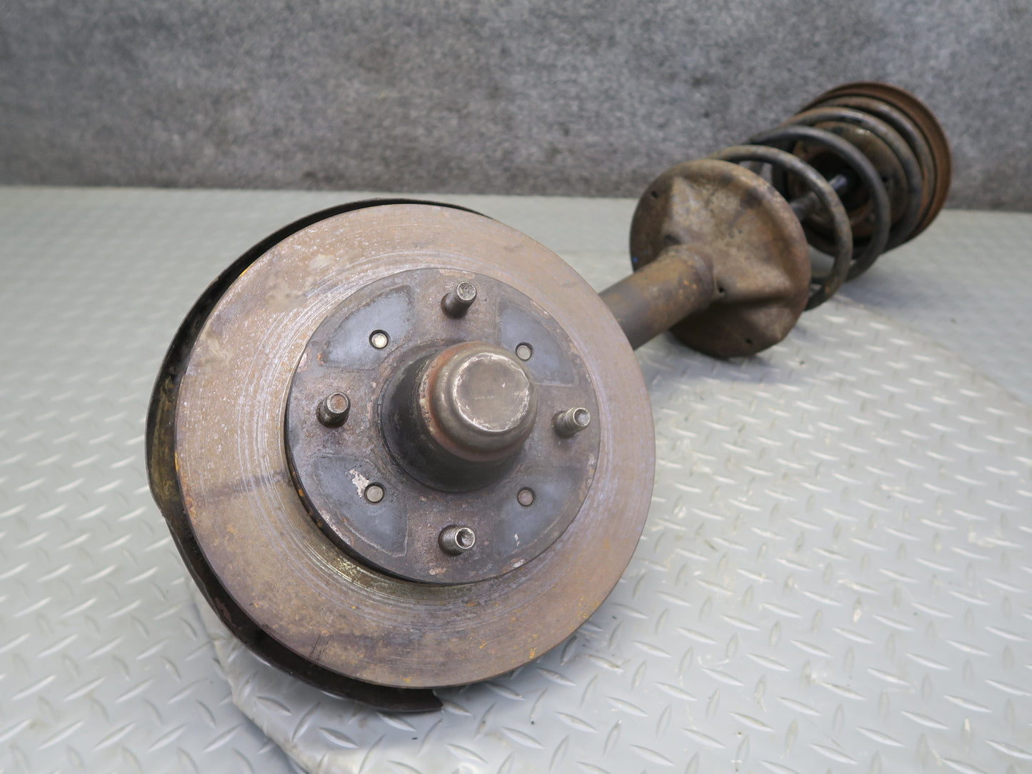 82-83 Datsun 280ZX S130 2+2 NA Front Left Shock Strut w Spindle Knuckle OEM
