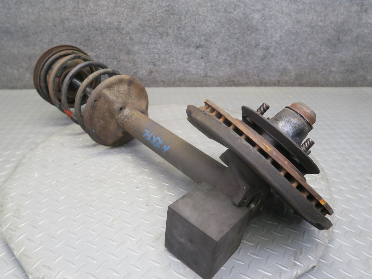 82-83 Datsun 280ZX S130 2+2 NA Front Left Shock Strut w Spindle Knuckle OEM