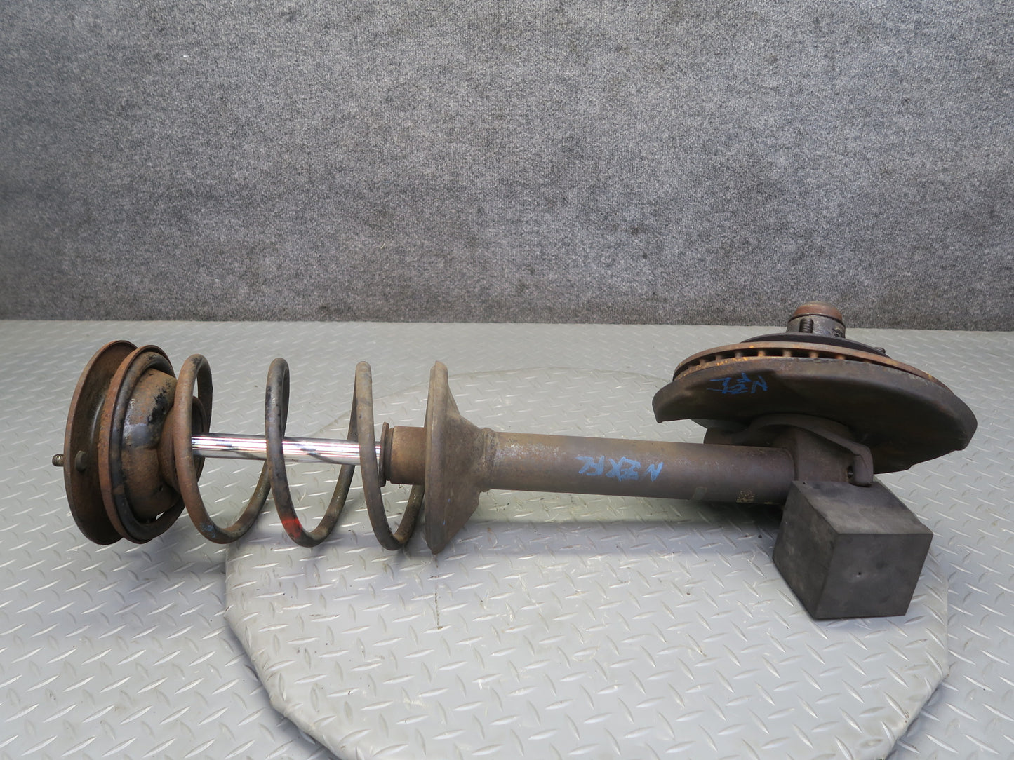 82-83 Datsun 280ZX S130 2+2 NA Front Left Shock Strut w Spindle Knuckle OEM
