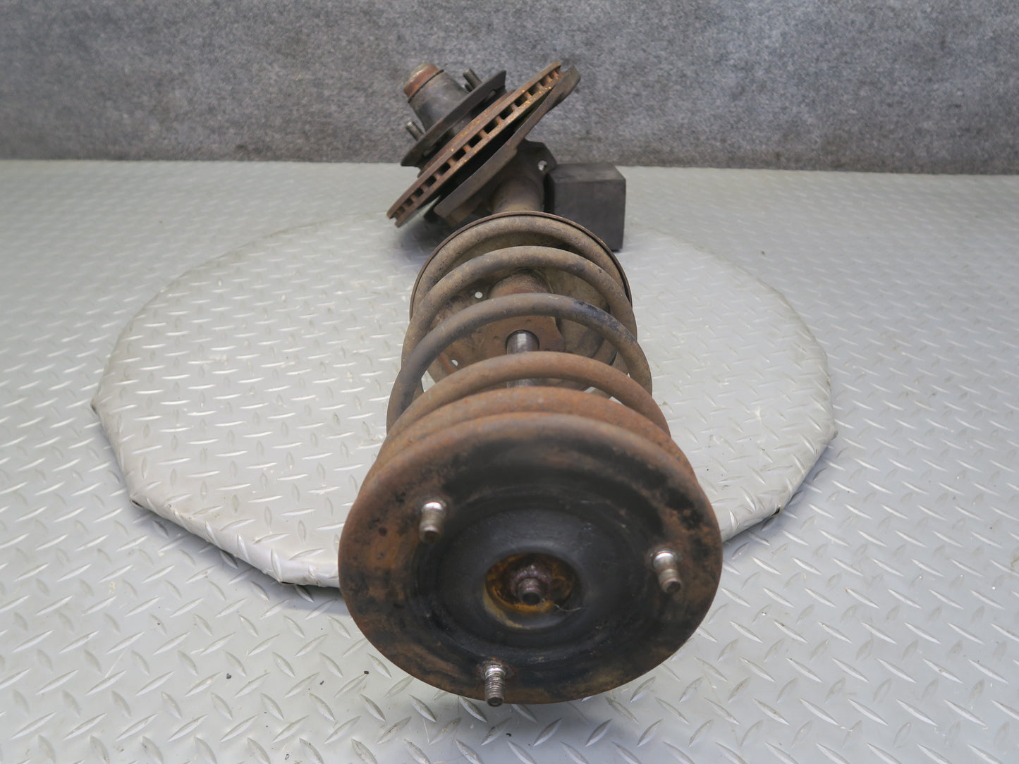 82-83 Datsun 280ZX S130 2+2 NA Front Left Shock Strut w Spindle Knuckle OEM