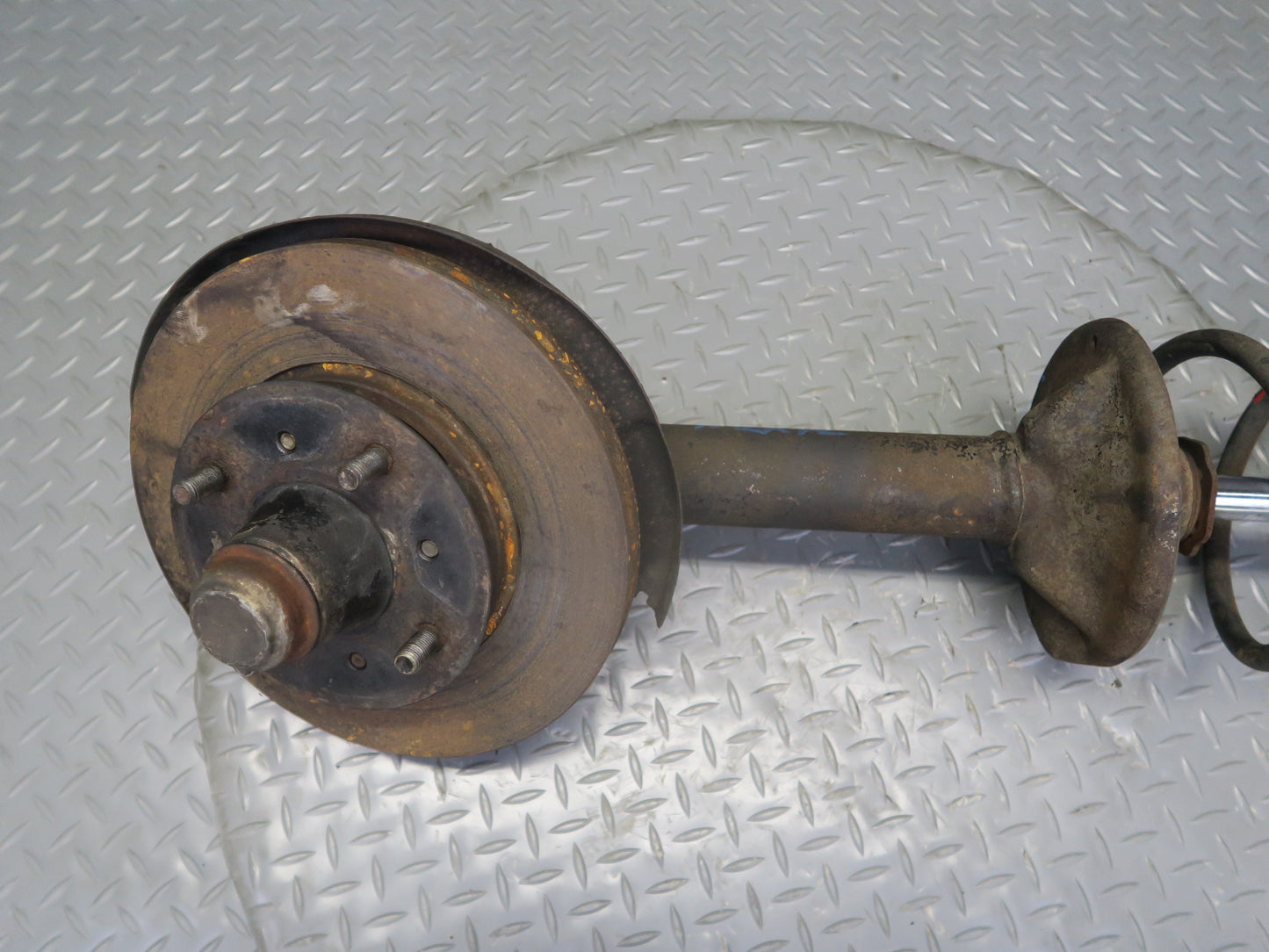 82-83 Datsun 280ZX S130 2+2 NA Front Left Shock Strut w Spindle Knuckle OEM