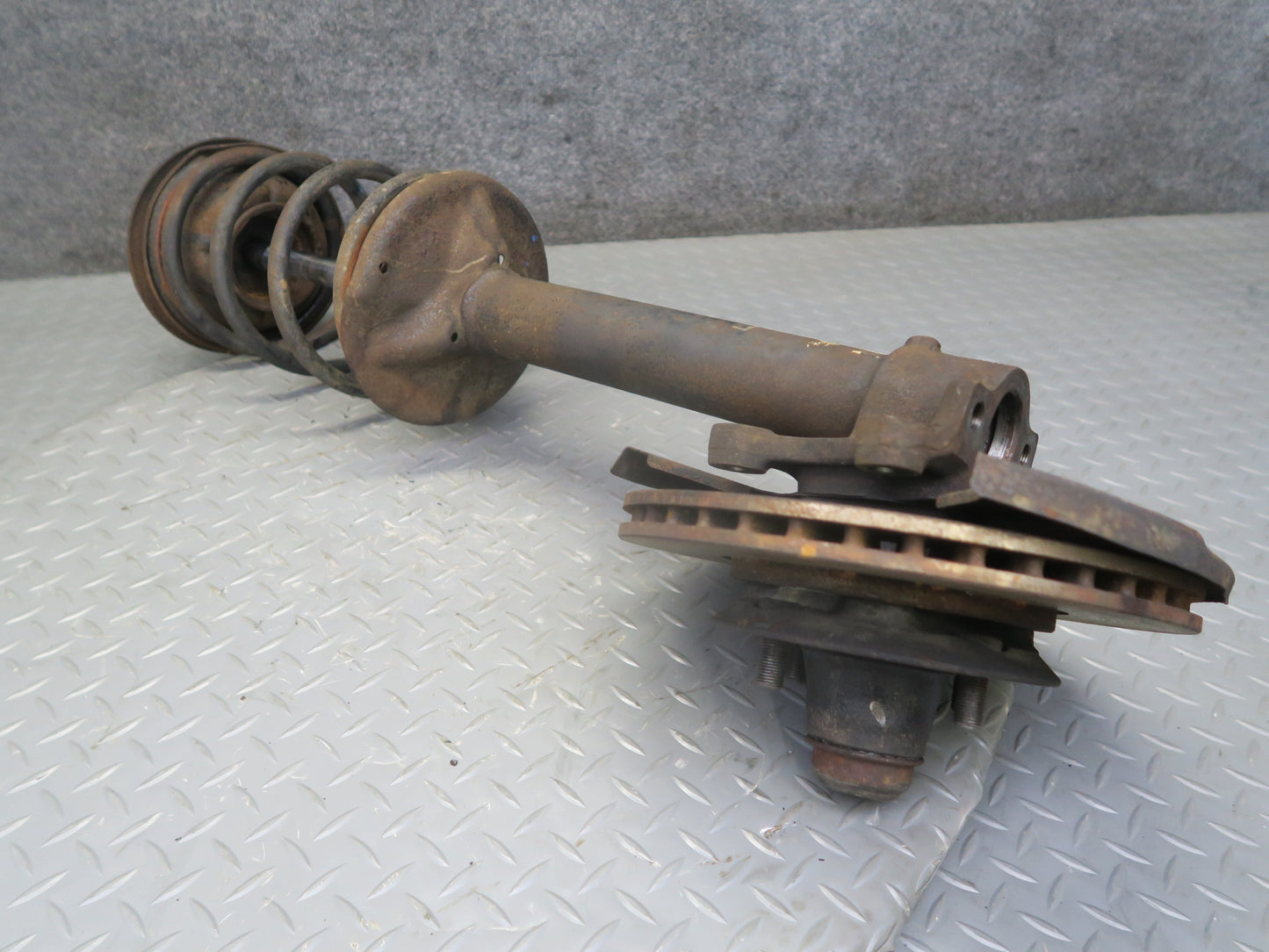 82-83 Datsun 280ZX S130 2+2 NA Front Left Shock Strut w Spindle Knuckle OEM