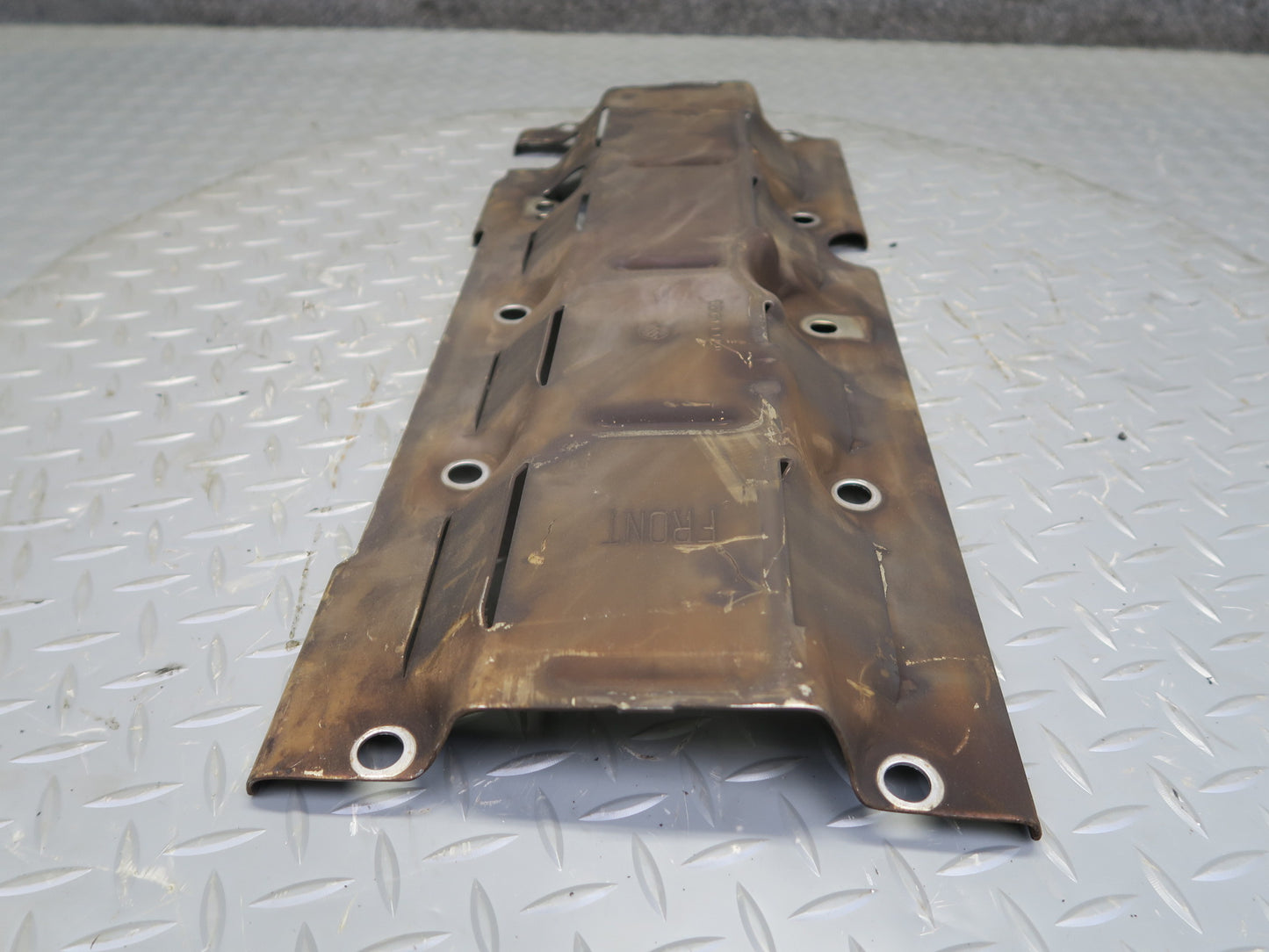 10-14 Cadillac Escalade 6.2L Engine Motor Lower Oil Baffle Pan Set
