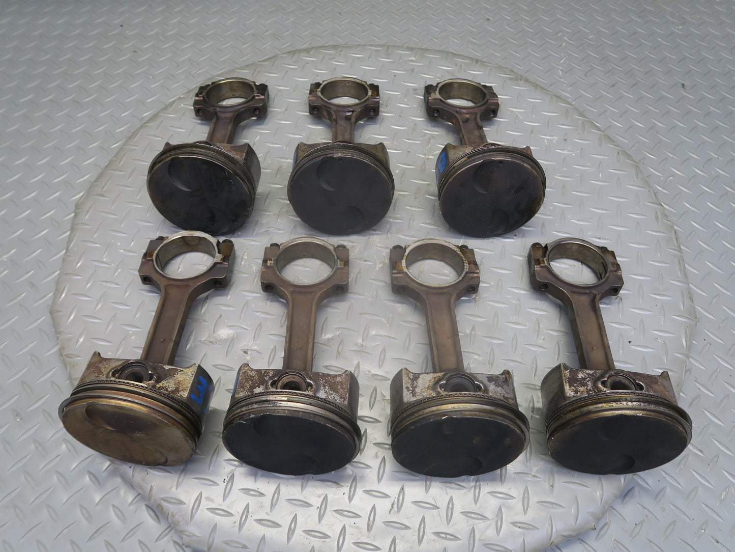 12-14 Cadillac Escalade 6.2L L94 Engine  Piston Connecting Rod 148k Set of 7