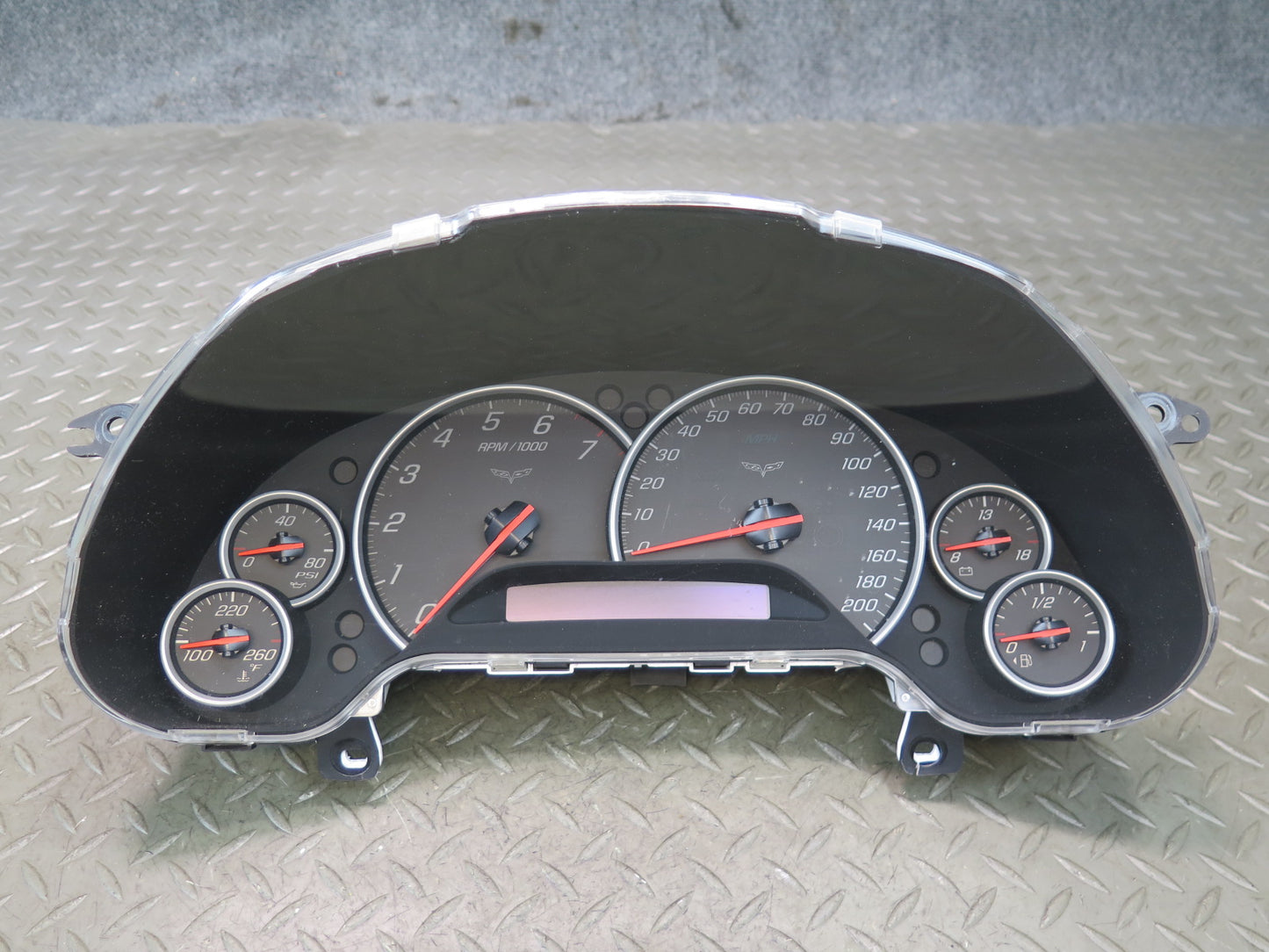 06-08 Chevrolet Corvette C6 Instrument Cluster Gauge Speedometer 10392168 OEM