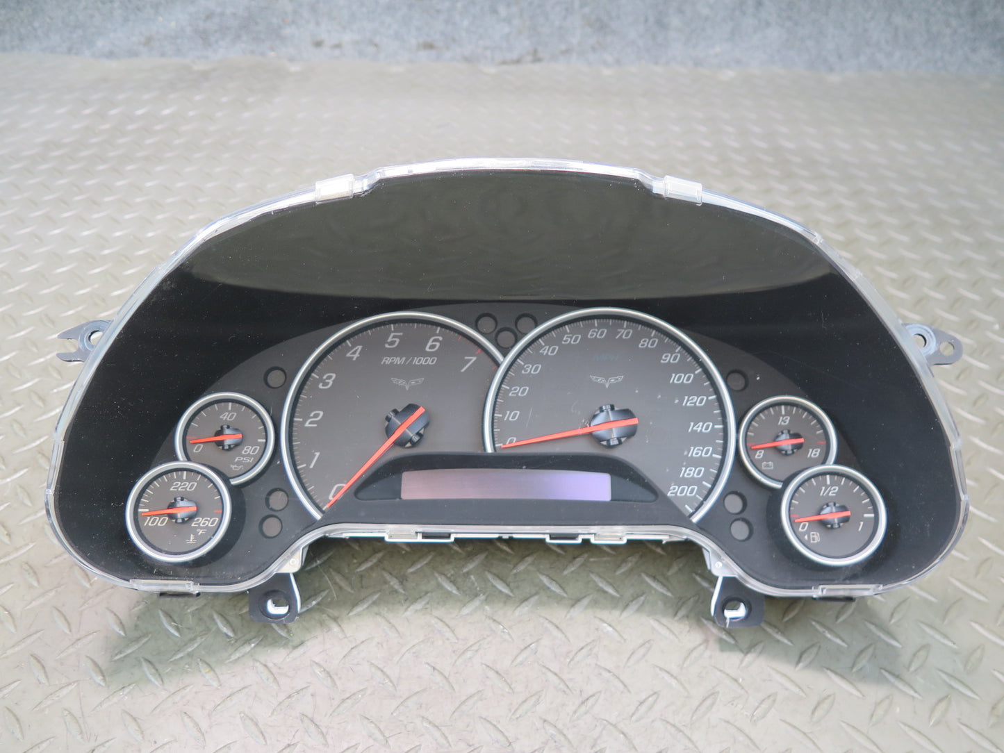 06-08 Chevrolet Corvette C6 Instrument Cluster Gauge Speedometer 10392168 OEM