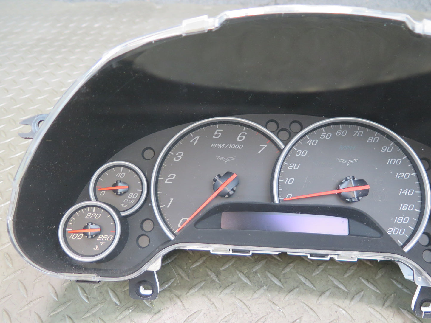 06-08 Chevrolet Corvette C6 Instrument Cluster Gauge Speedometer 10392168 OEM
