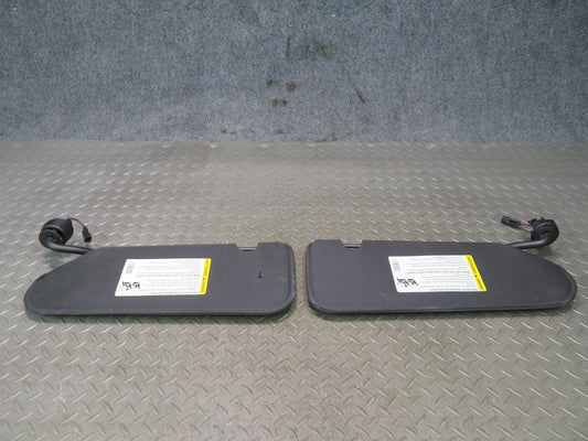 05-13 Chevrolet Corvette C6 Coupe Set of 2 Left & Right Sun Visor Black OEM