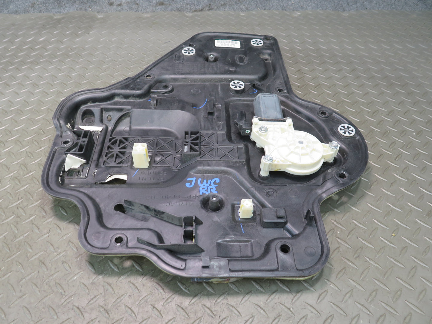11-17 Jeep Wrangler JK 4-DOOR Rear Right Door Window Regulator w Motor OEM