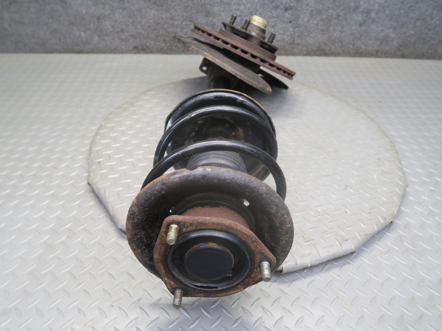 87-89 Nissan Z31 300ZX NA Front Left Spindle Knuckle Wheel Hub Strut Rotor OEM