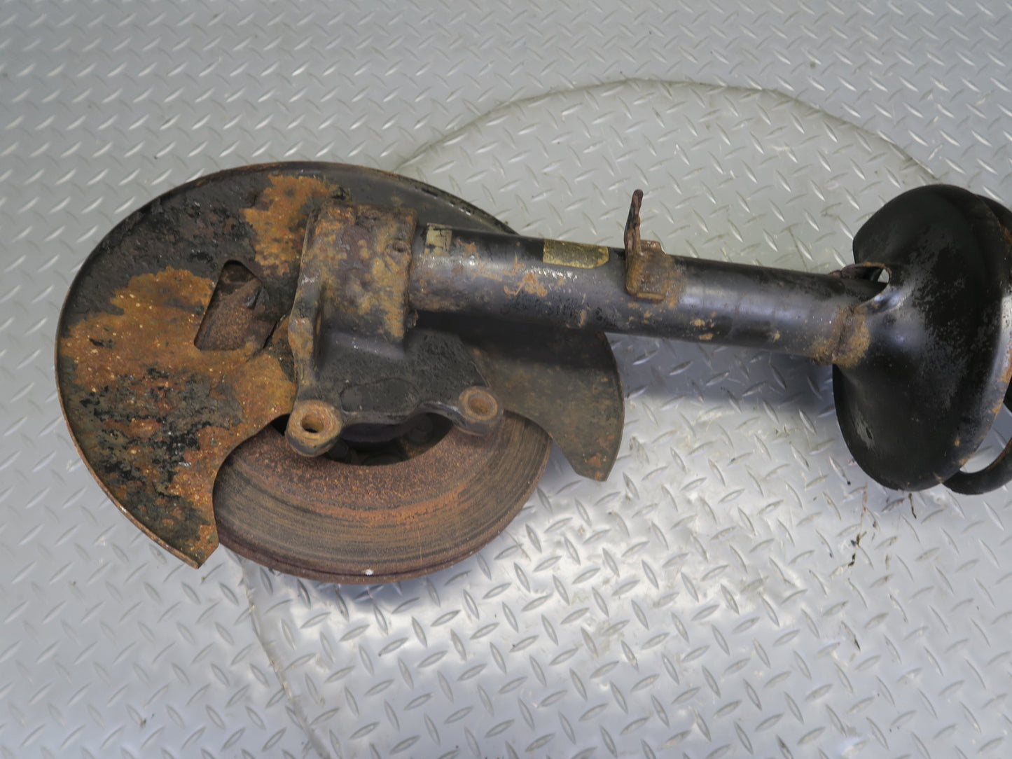 87-89 Nissan Z31 300ZX NA Front Left Spindle Knuckle Wheel Hub Strut Rotor OEM