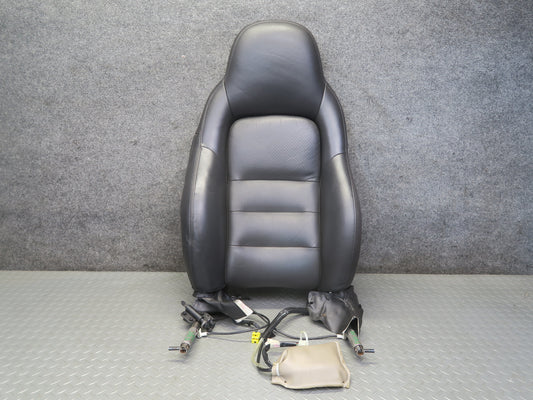 05-10 Chevrolet Corvette C6 Front Right Seat Upper Letaher Cushion Black OEM