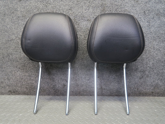 12-15 Mercedes W166 Ml-class Set of 2 Front Left & Right Seat Headrest Black OEM