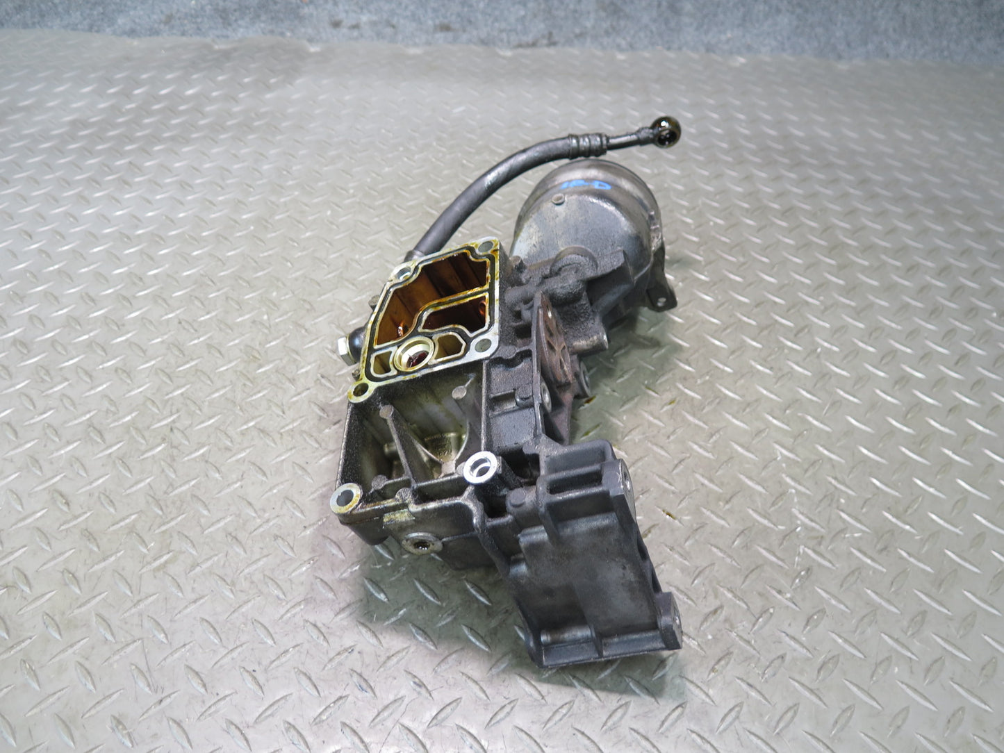 01-06 BMW E46 330ci Engine Oil Filter Housing 1713838 OEM